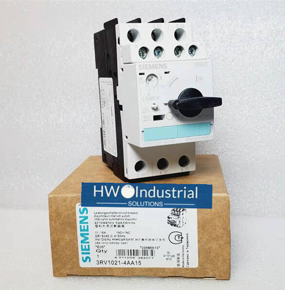 1pc  SIE-MENS Motor Circuit Breaker 3RV1021-4AA15 11-16A