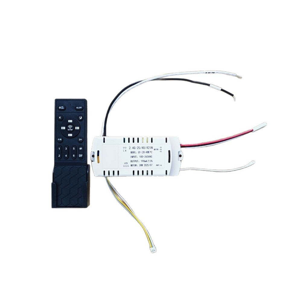 Invisible Fan Light Remote with DC Output and Stepless Dimming Control