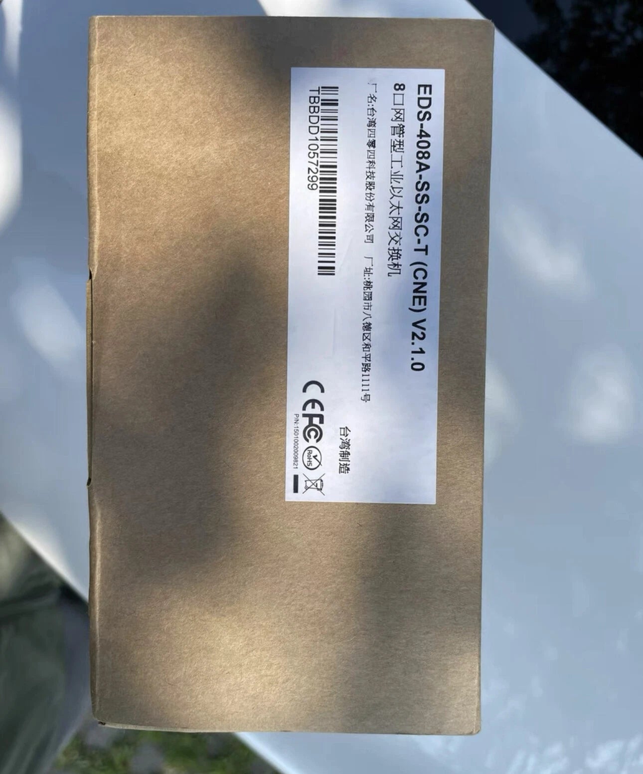 cxcMOXA Ethernet Switch EDS-408A-SS-SC-T  ping #P