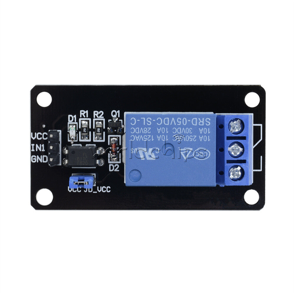 10PCS One 1 Channel Isolated Relay Module 5V With Optocoupler For Arduino