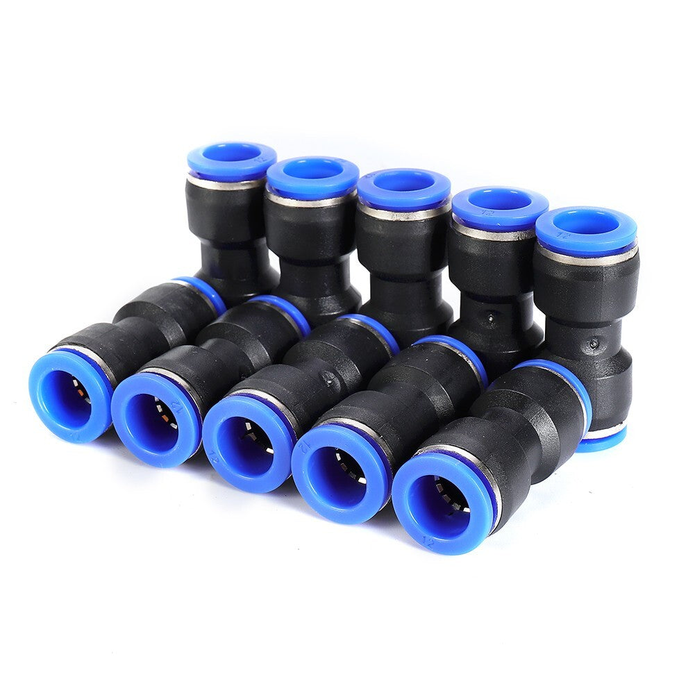 Straight Push Connectors Pneumatic Connect Fittings Air-Line Quick Hose Repair