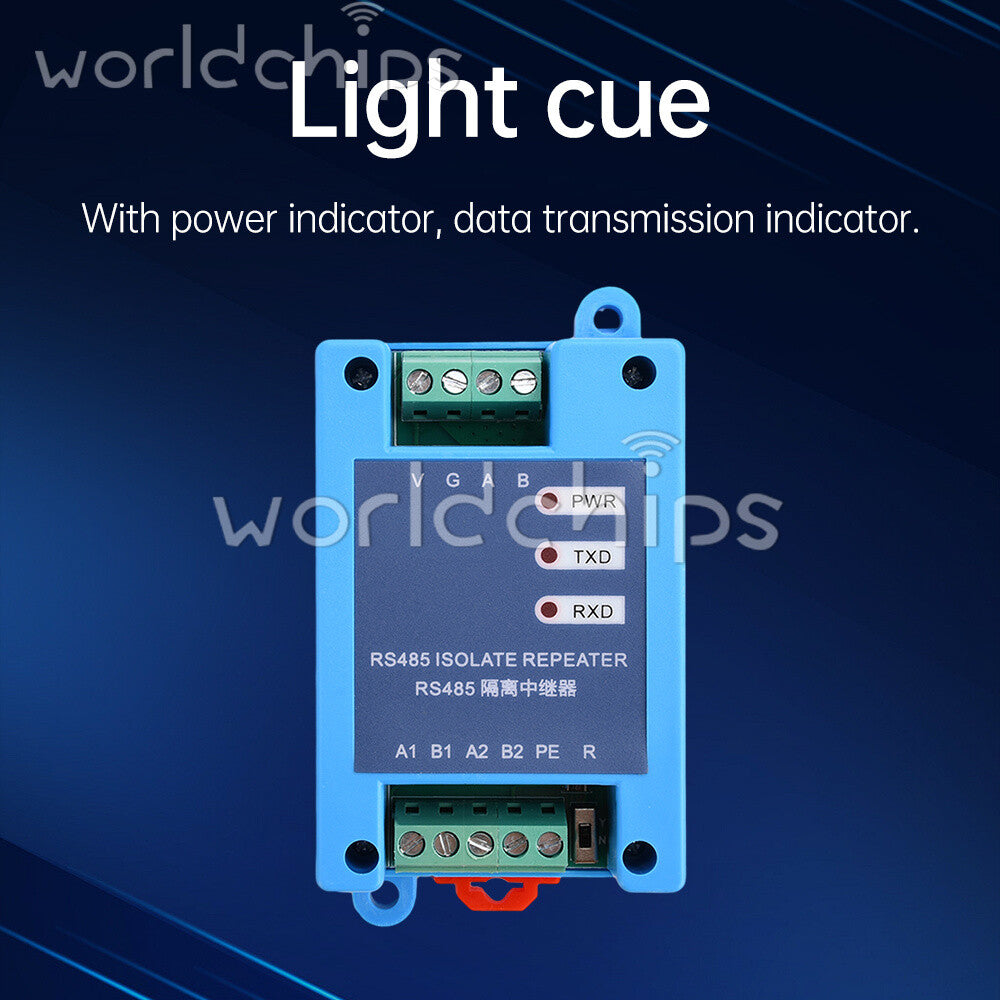 RS485 Wireless Transceiver Board Modbus RTU Module Communication Isolation DIN35