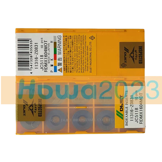10Pieces/Box DIJET RDMX1604MOT JC5118 CNC Turning Blade Carbide Inserts