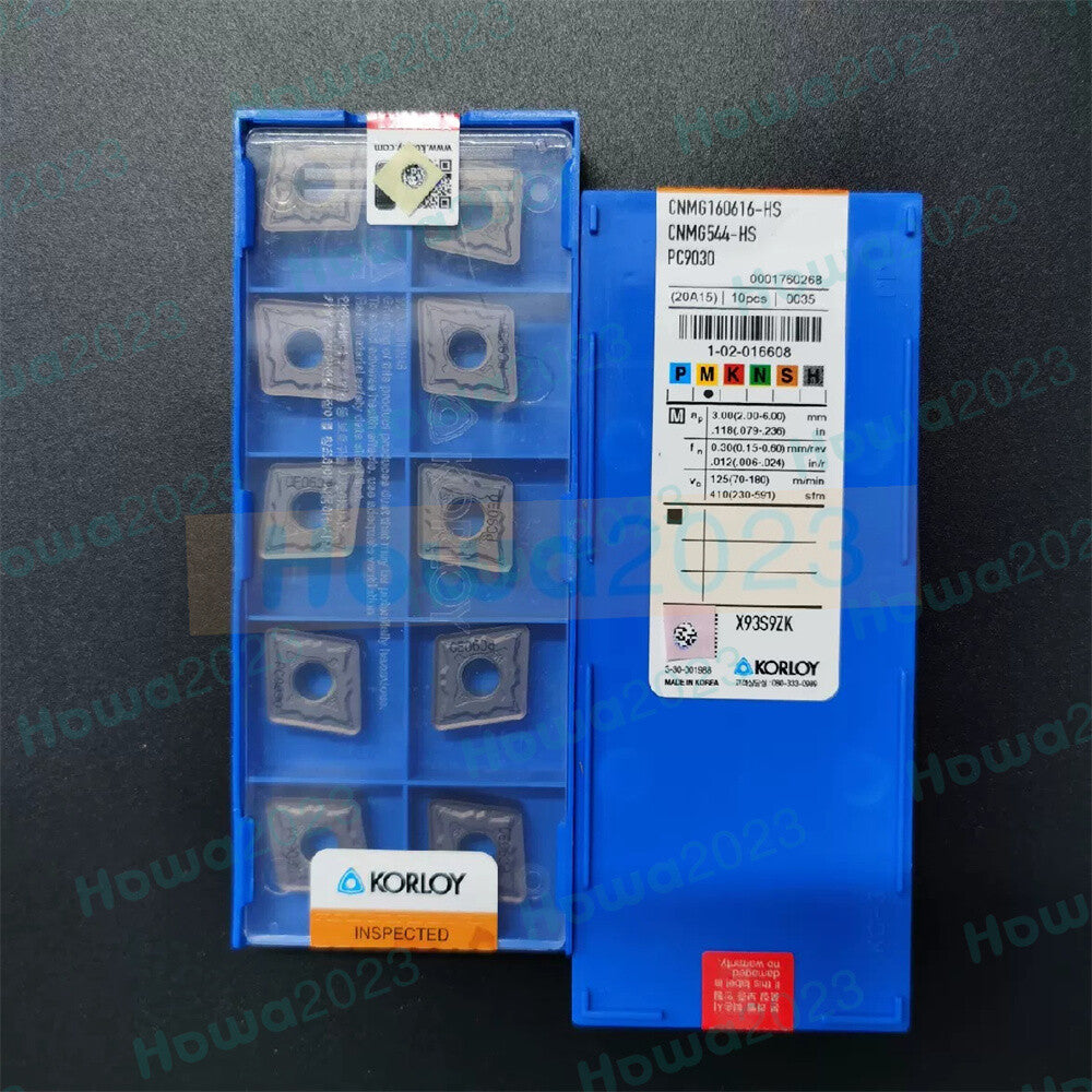 10Pcs/BOX KORLOY CNMG160616-HS PC9030 CNMG544-HS CNC Blade Carbide Inserts