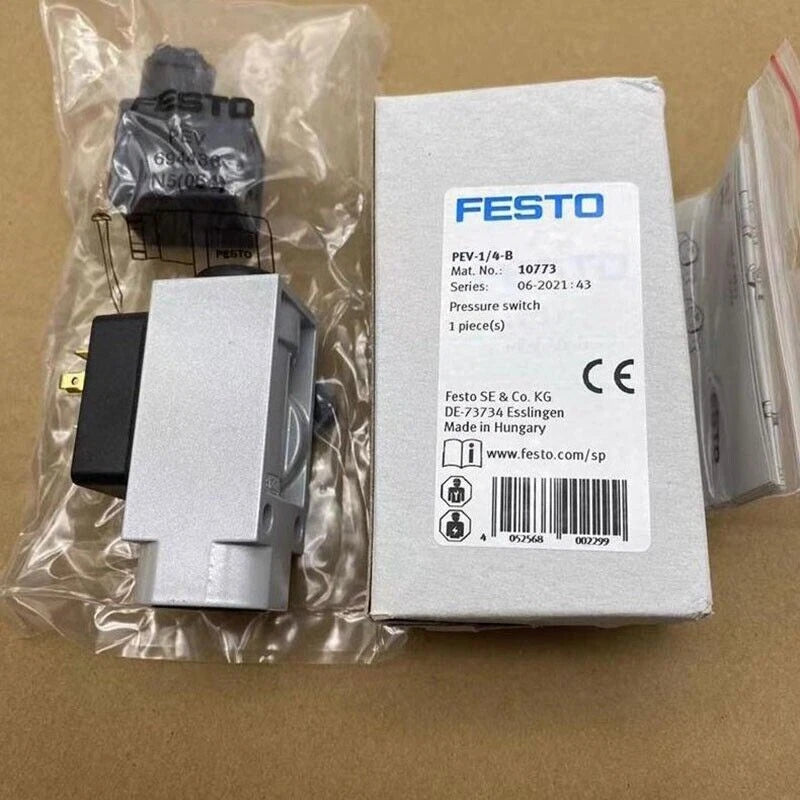 1PCS  FESTO PEV-1/4-B 10773 Pressure Switch Free Shipping Fast delivery #P