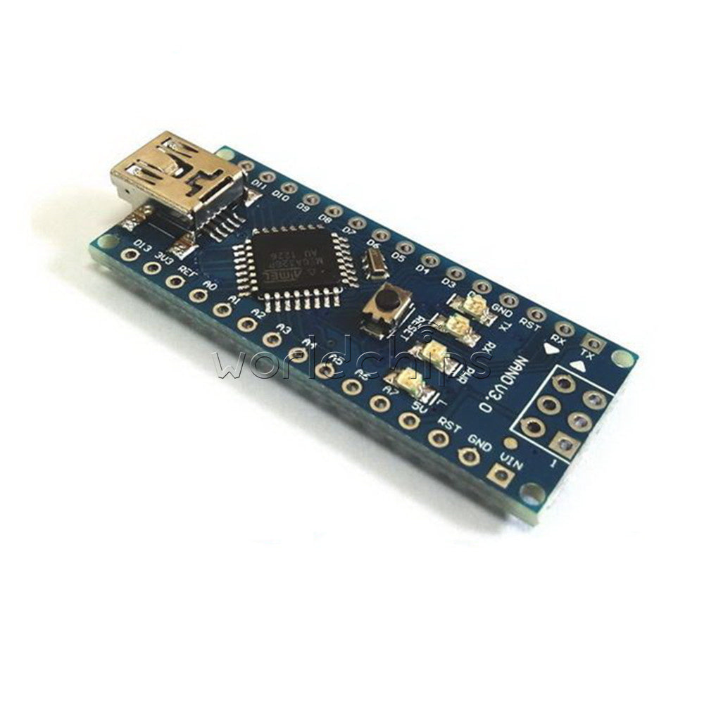 Terminal Adapter + Mini USB Nano V3.0 ATmega328 5V 16M Micro-controller Board