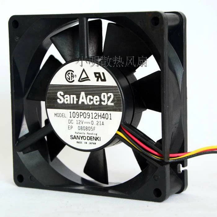 1PC  For  FAN Sanyo 109P0912H401 DC12V 0.21A  Z#1 #P
