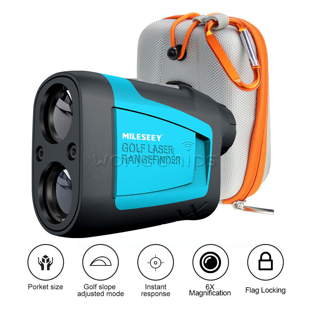 PF210 Outdoor 600M Handheld Laser Ranging Telescope Slope Golf Rangefinder LCD