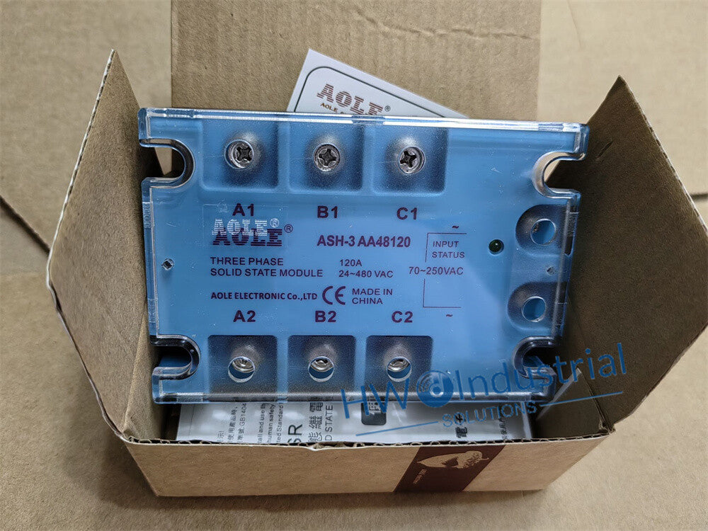 TSR-120AA-H three-phase solid state relay 120A AC control AC ASH-3 AA48120