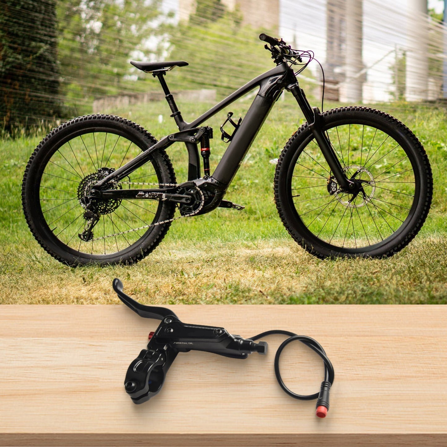 1X Electric Bike Brake Handle 3 Pin For E-Bike Hall Motor Hydraulic Brake