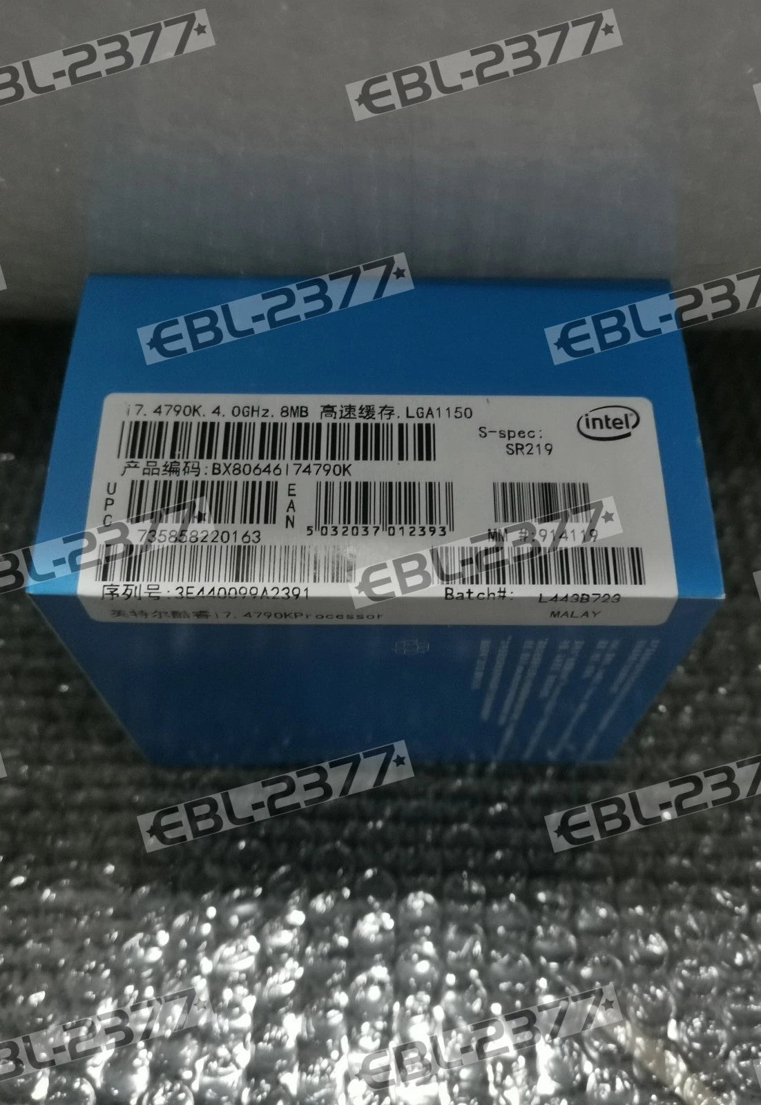 Intel Core i7-4790K 4.00 GHz Quad-Core LGA1150 SR219 CPU Processor in box