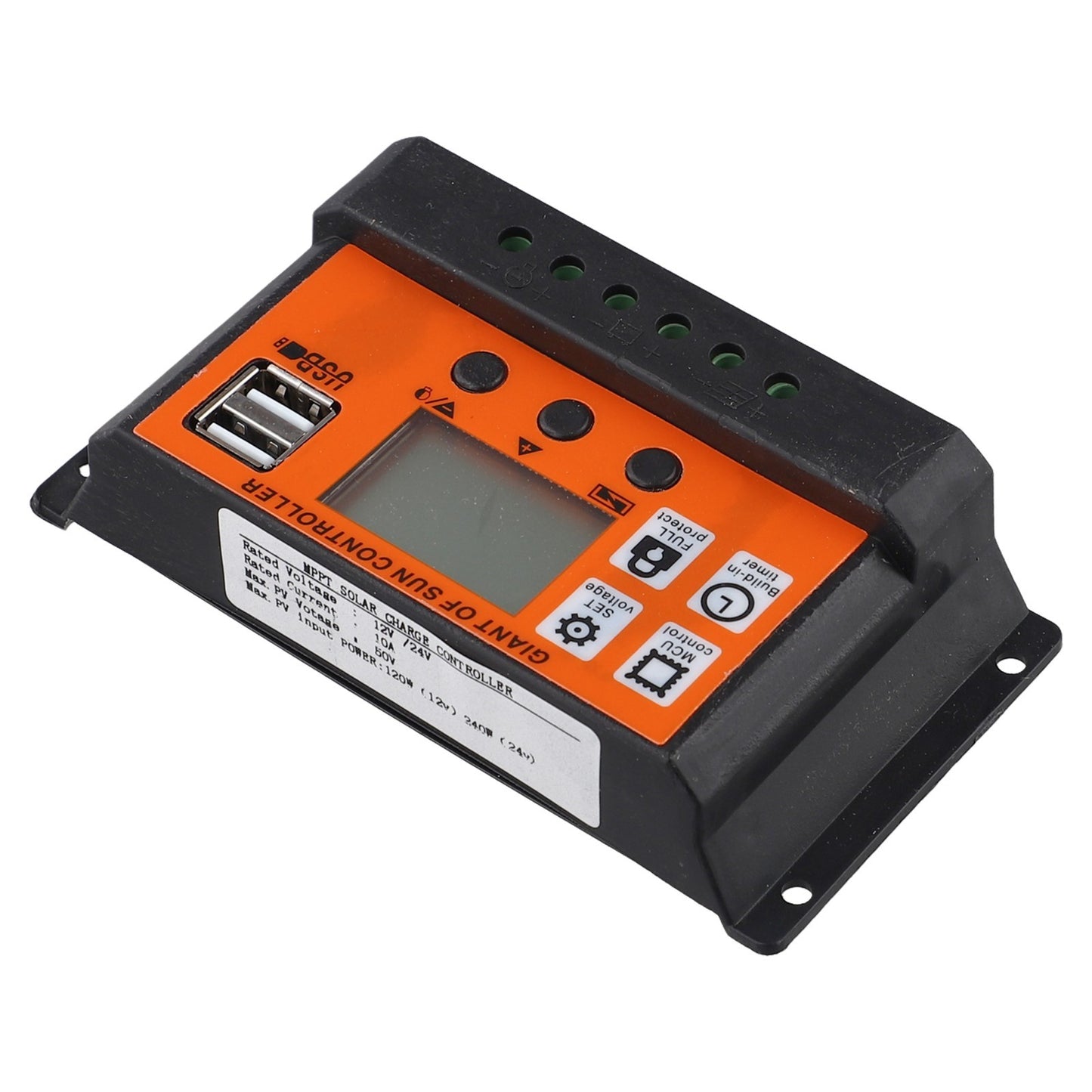 Solar Controller with Dual USB Port for Effective Solar Panel Battery Charging