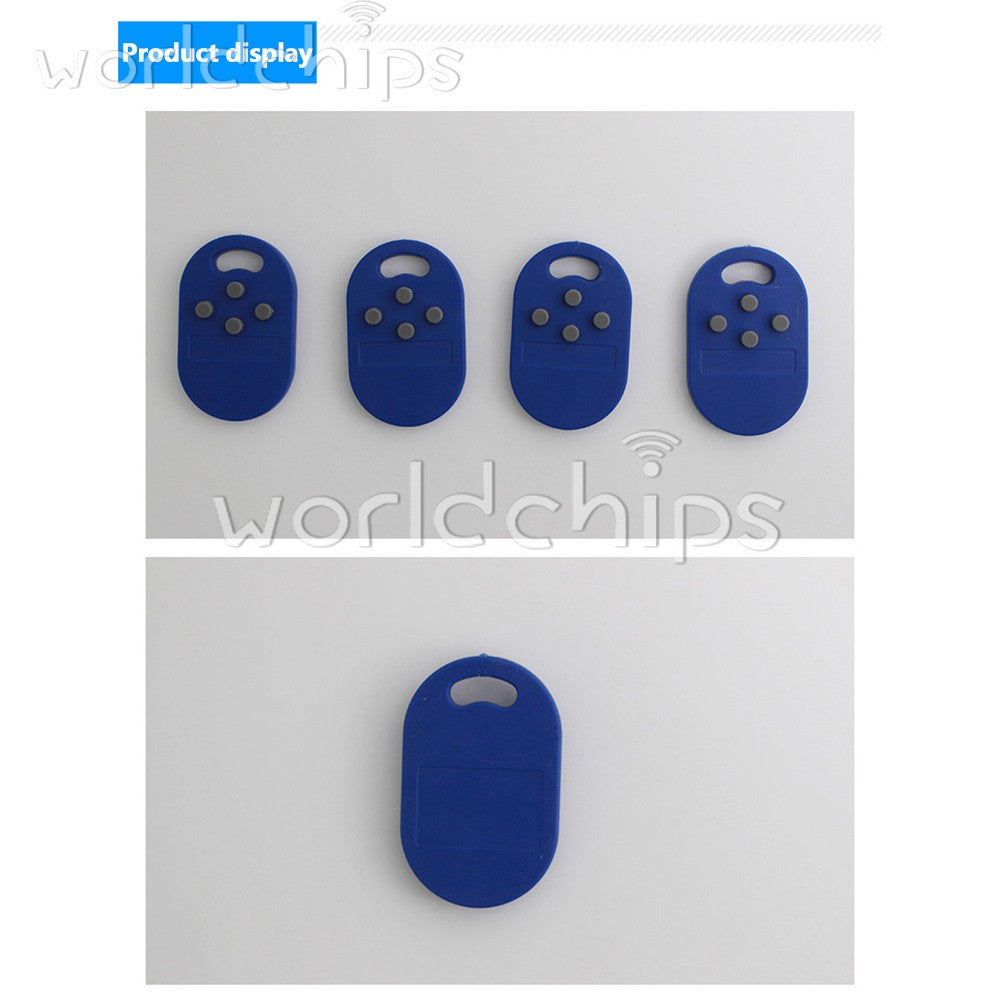 5pcs RFID multiple key fob 5-in-1 125khz T5577 EM ID writable IC 13.56Mhz keytag