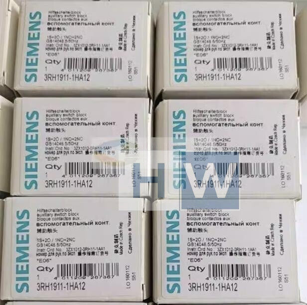1Pc  SIE-MENS Auxiliary Contact 3RH1911-1HA12