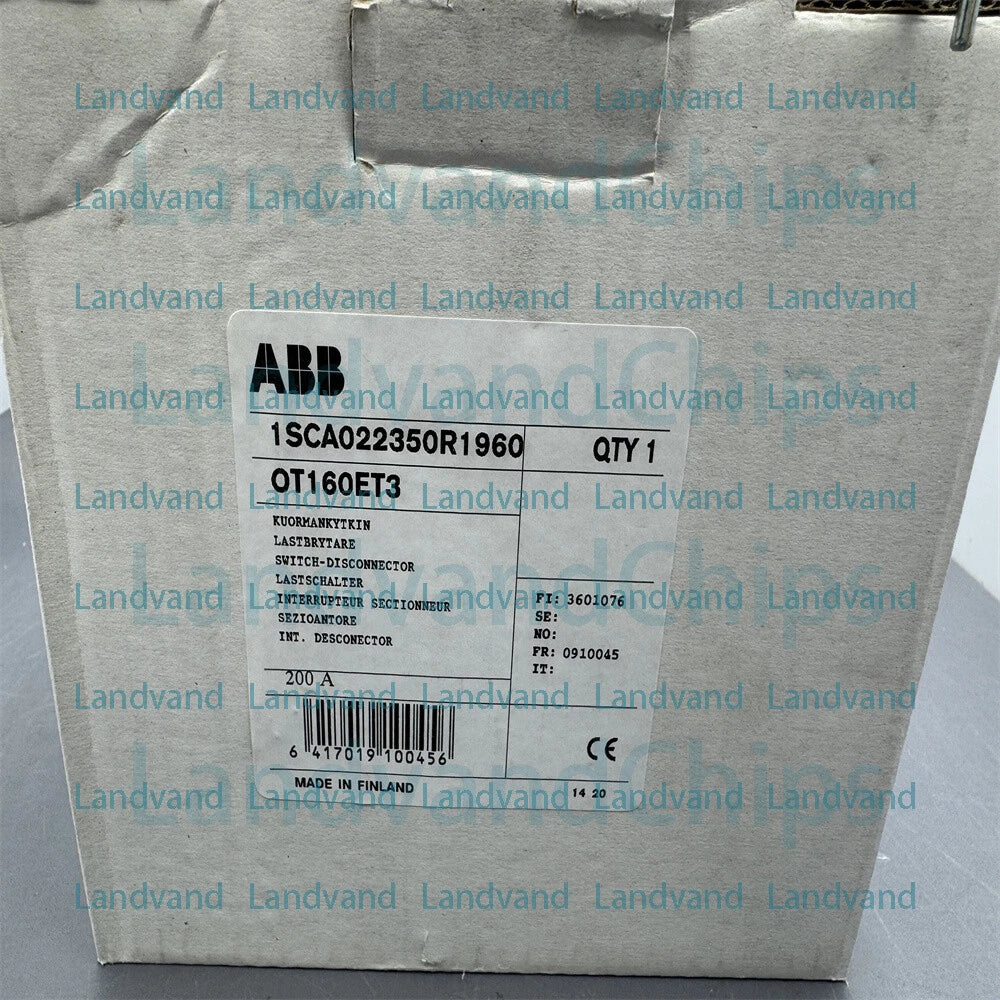 ABB OT160ET3 REPLACE OT160E3 Disconnect Switch -Missing Handle #P