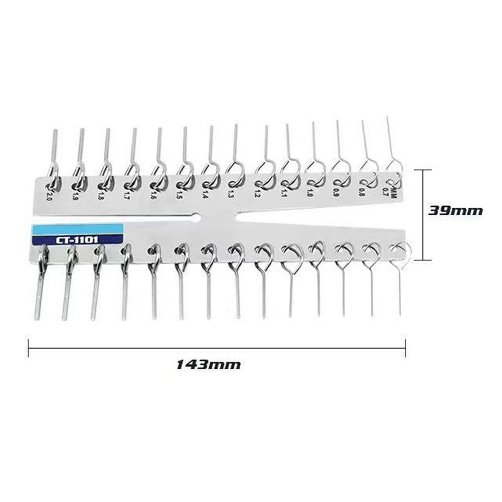 Accurate Copper Tube Gauge for Measuring Inner and Outer Diameters Easily