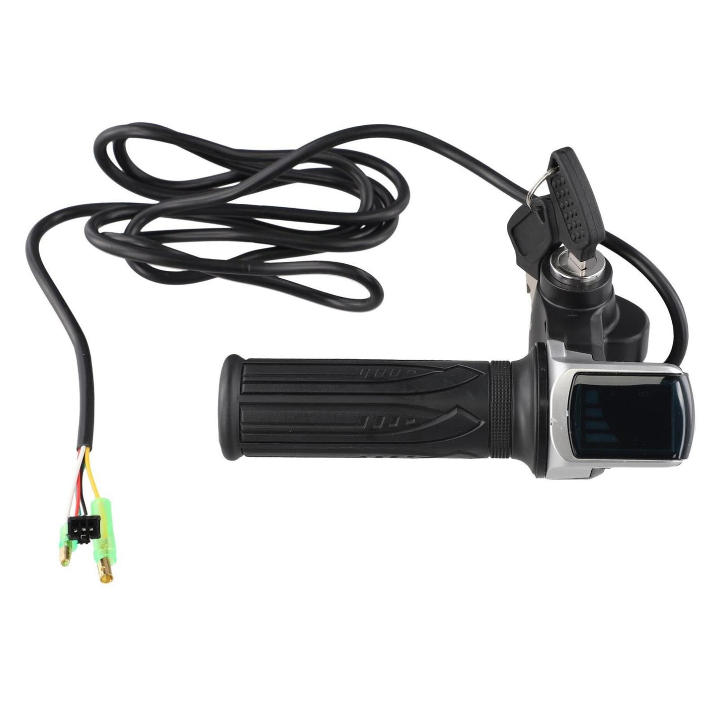 60V 48V 36V EBike/Electric Scooter Throttle Grip Handlebar LED Digital Meter