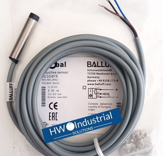 1PC BALLUFF Proximity Switch BES04FR Inductive Sensor BES M12MG-PSC80F-BV05