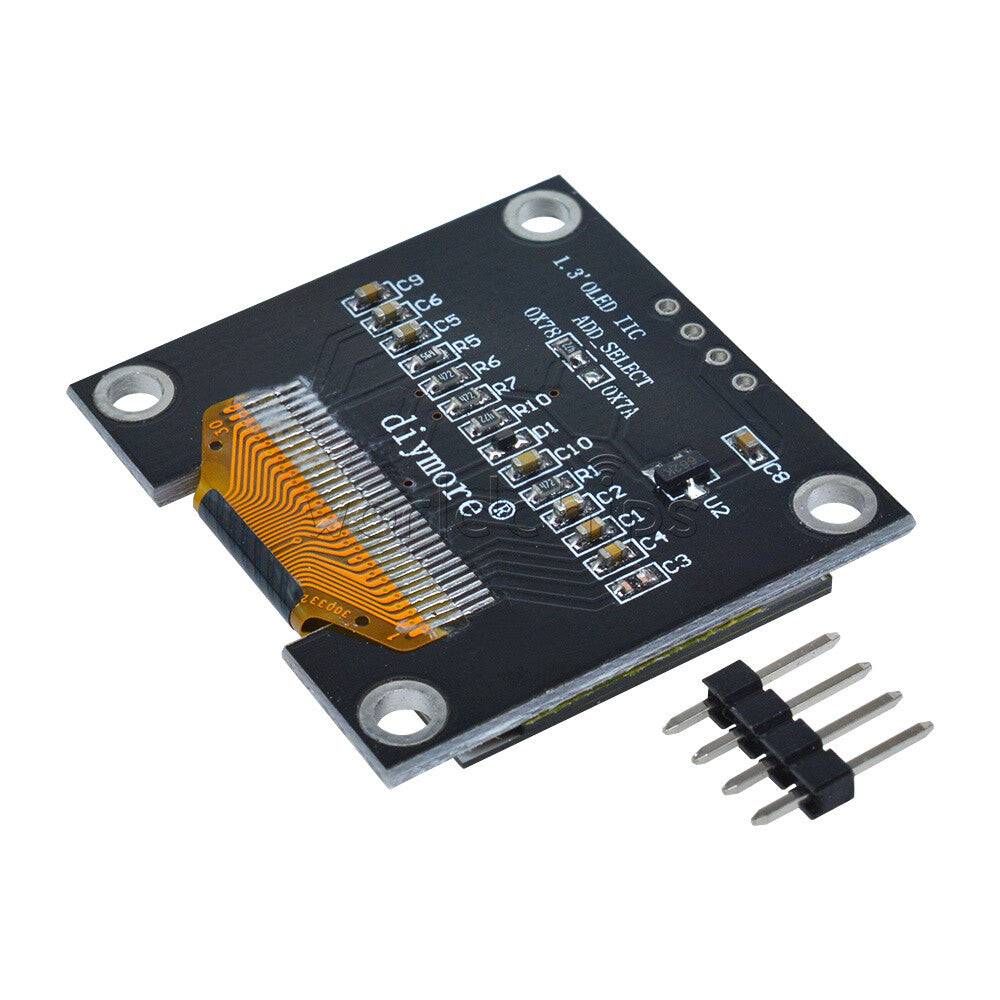 10x 1.3" 4PIN White OLED LCD Display Module IIC I2C Interface 128x64 For Arduino