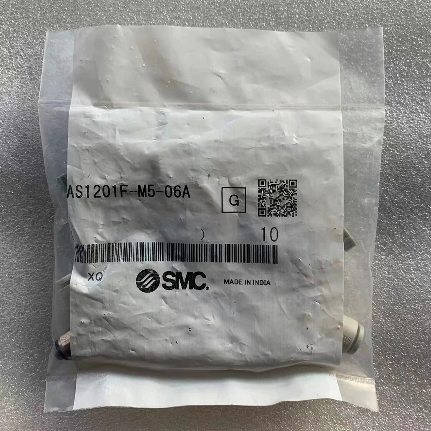 10pcs  SMC AS1201F-M5-06A speed control valve connector Free ship #P