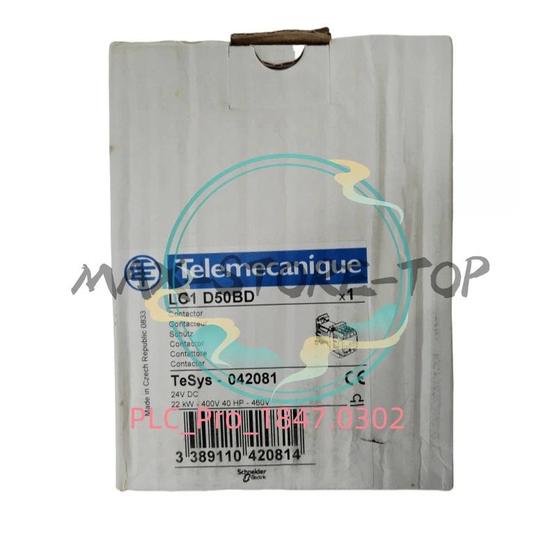 LC1D50BD 1PCS  Schneider LC1D50BD 3P 50A,24V DC coil Fast delivery