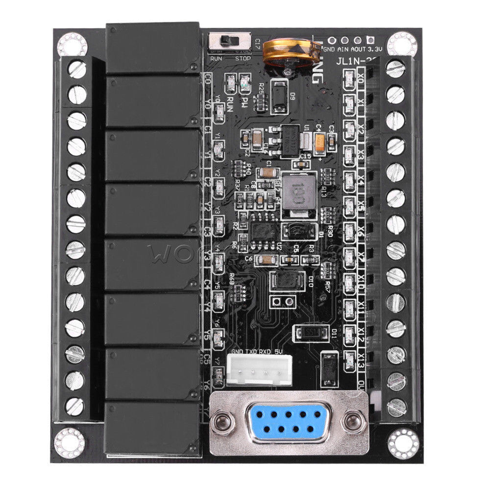 PLC Regulator FX1N-20MR Industrial Control Board Relay Programmable Controller