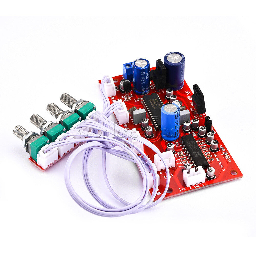 UPC1892+JRC2150 HIFI Stereo Power Amplifier Volume Tone Control BBE Preamplifier