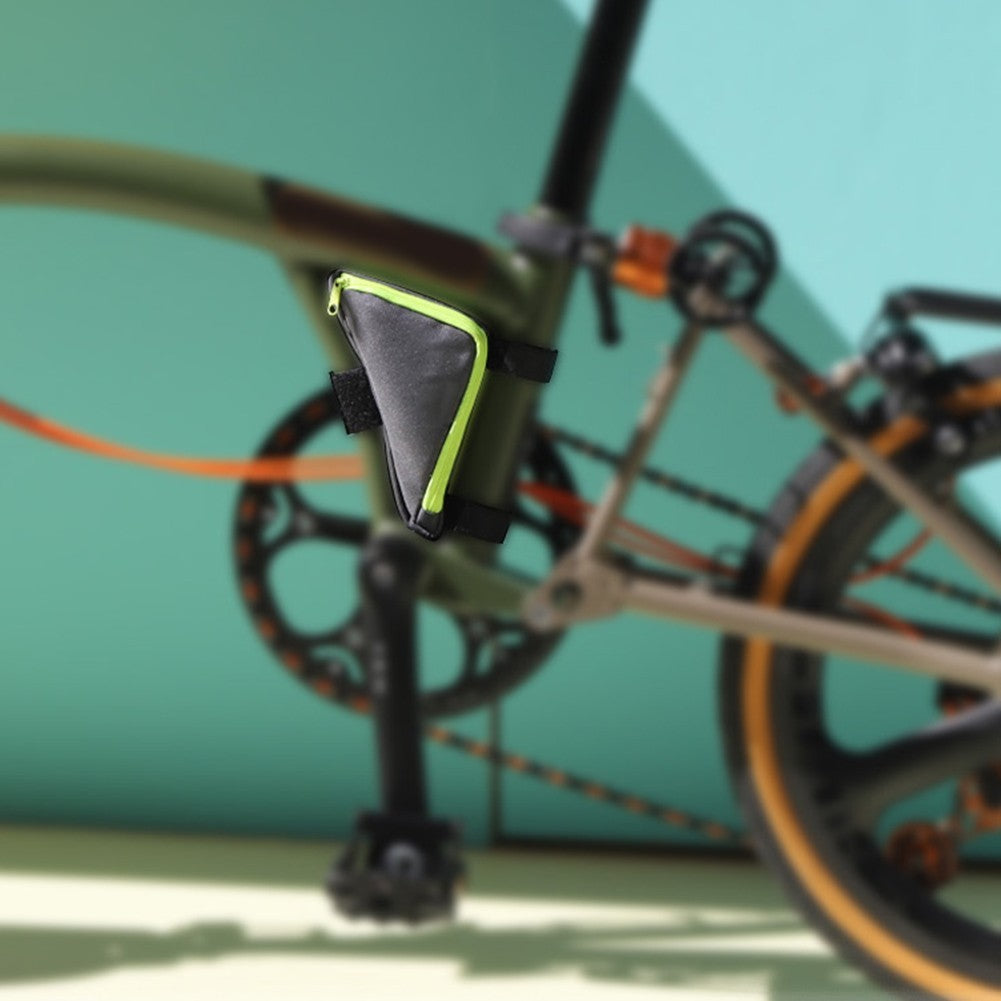 Spacious Triangle Bag for For brompton Bicycle Lightweight and Practical