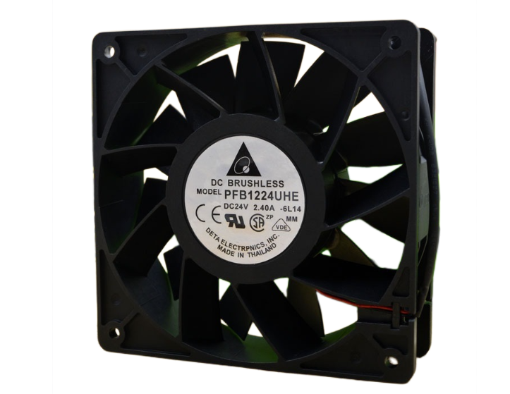 Delta  PFB1224UHE 12038 24V 2.40A 12CM high air volume violent inverter fan
