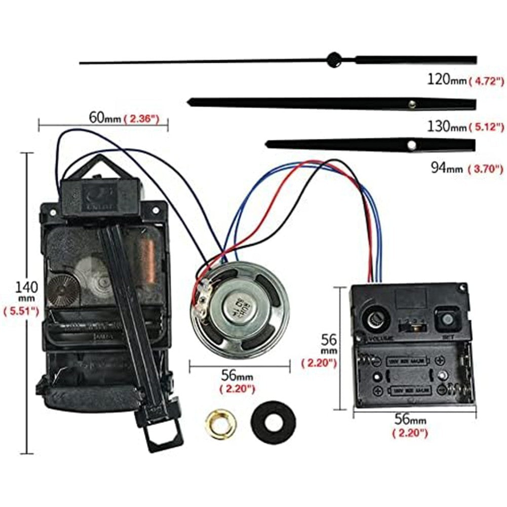 Speaker Specifications Pendulum Swinging Clock With Speaker Music Chime Box