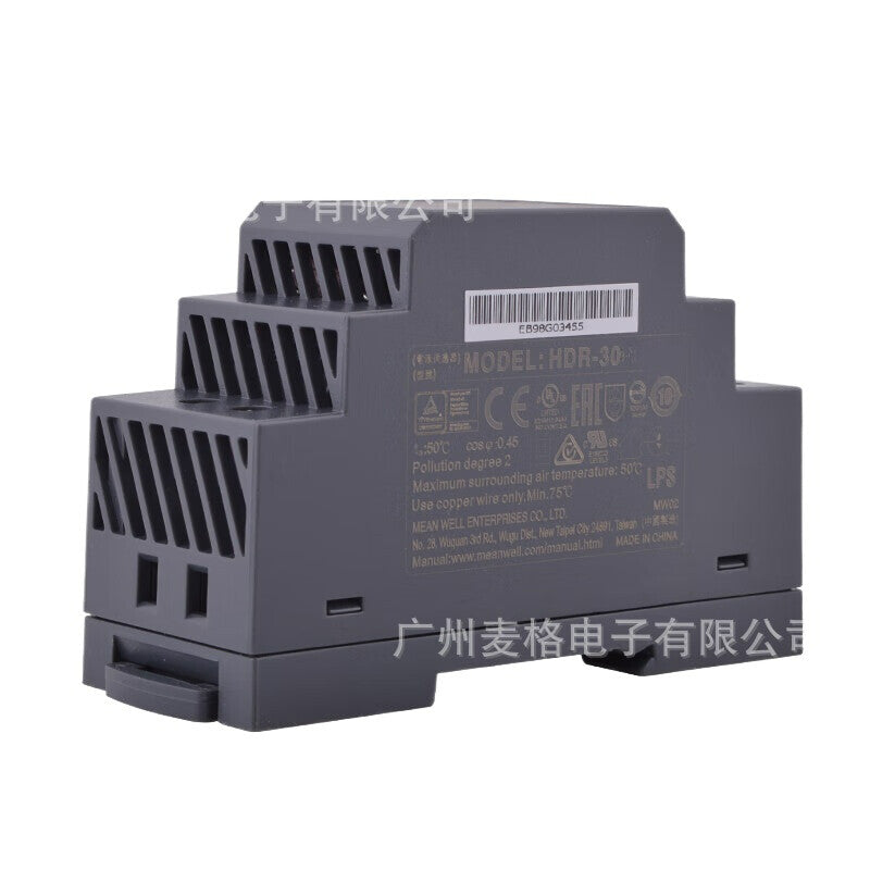 1pcs MEAN WELL HDR-30-15 Rail Switch Power Supply 15V 2A 30W