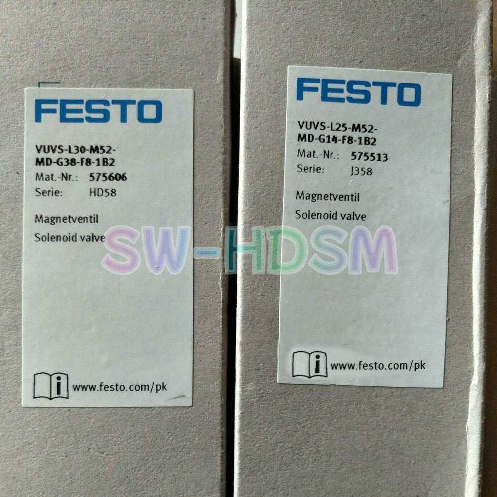 1PCS  FESTO VUVS-L25-M52-MD-G14-F8-1B2 575513 Solenoid Valve freight free