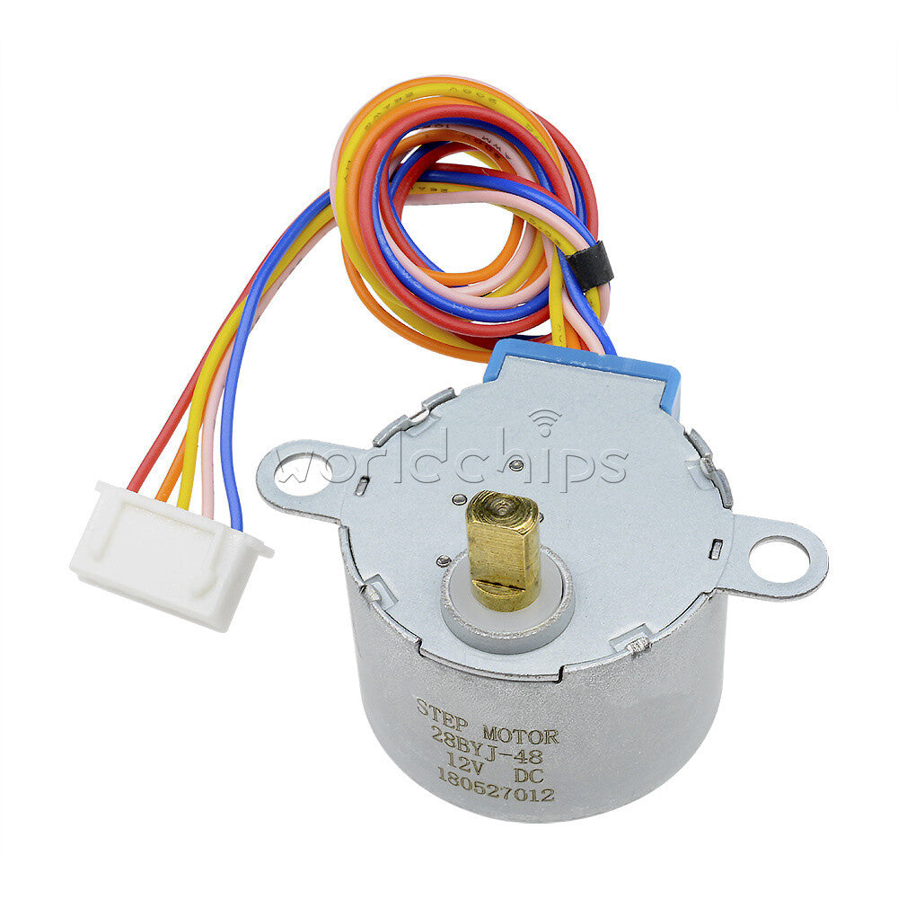 10PCS 28BYJ-48 Valve Gear Stepper Motor DC5V 4-Phase Step Motor module Arduino