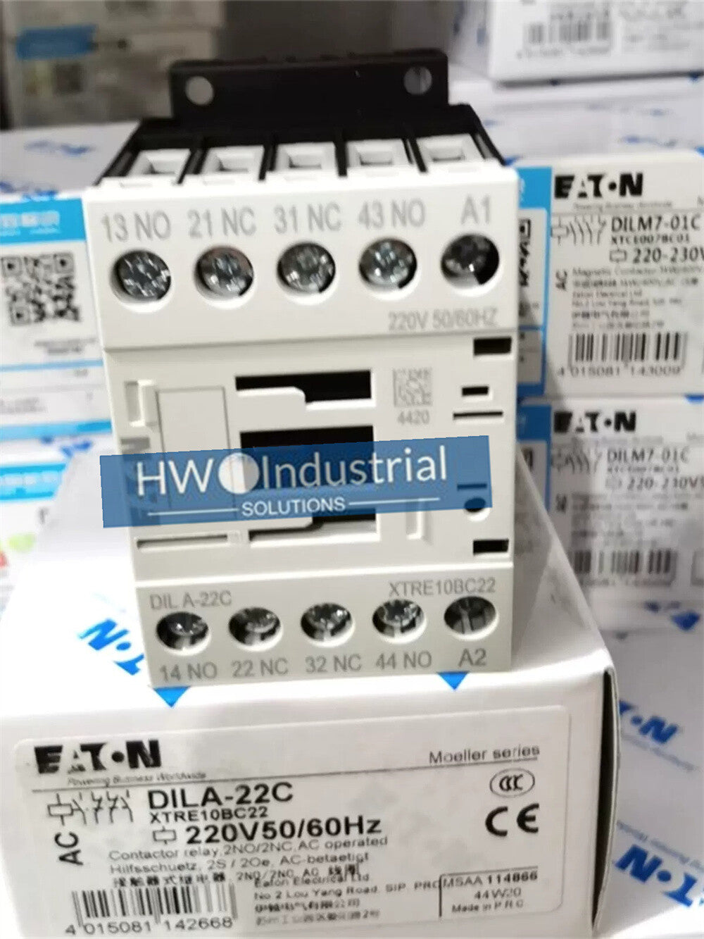 1/piece  EATON Elevator Brake Contactor DILA-22C DIL A-22C AC220V