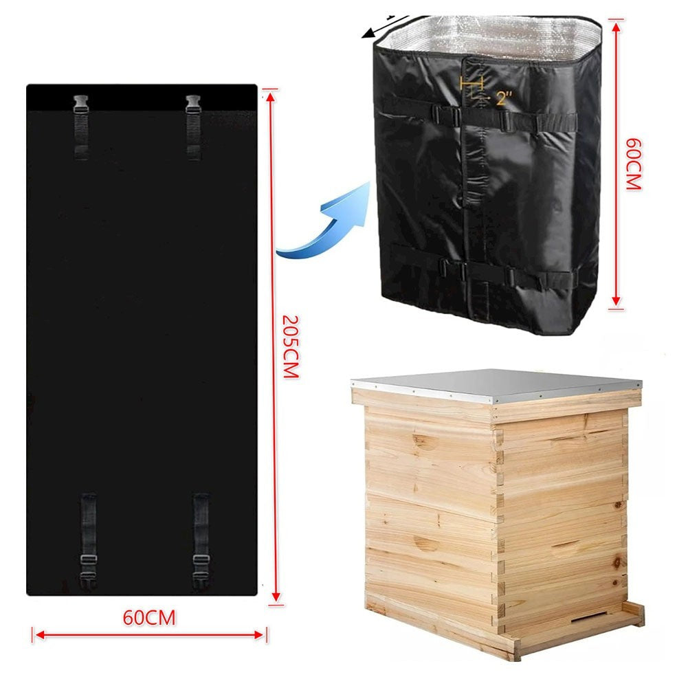 Water Resistant Wrap for Bee Hives Adjustable for 8 and 10 Frame Sizes