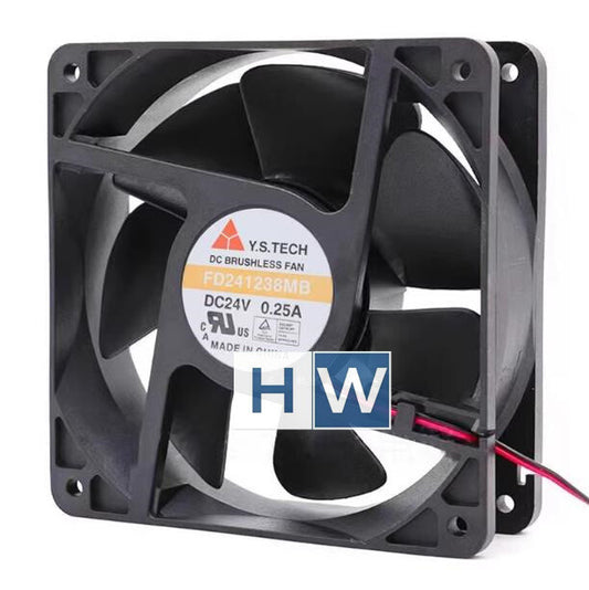 1PC Y. S.TECH FD241238MB 24V 0.25A 120*38MM 12CM Inverter Cooling Fan