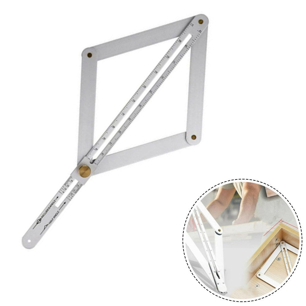 Square Protractor Protractor Artifact Foldable Gauge Measurements Multi-Angle