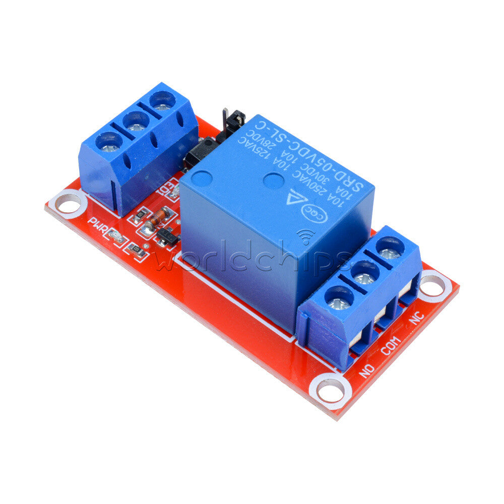 10PCS DC 5V 1-Channel Optocoupler Relay Module for Arduino H/L Level Triger