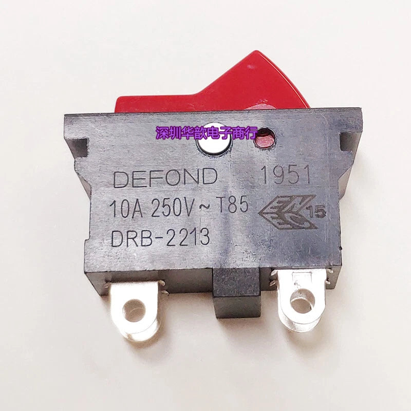 2pcs DEFOND DRB-2213 4 Pin Rocker Power Switch Push Botton