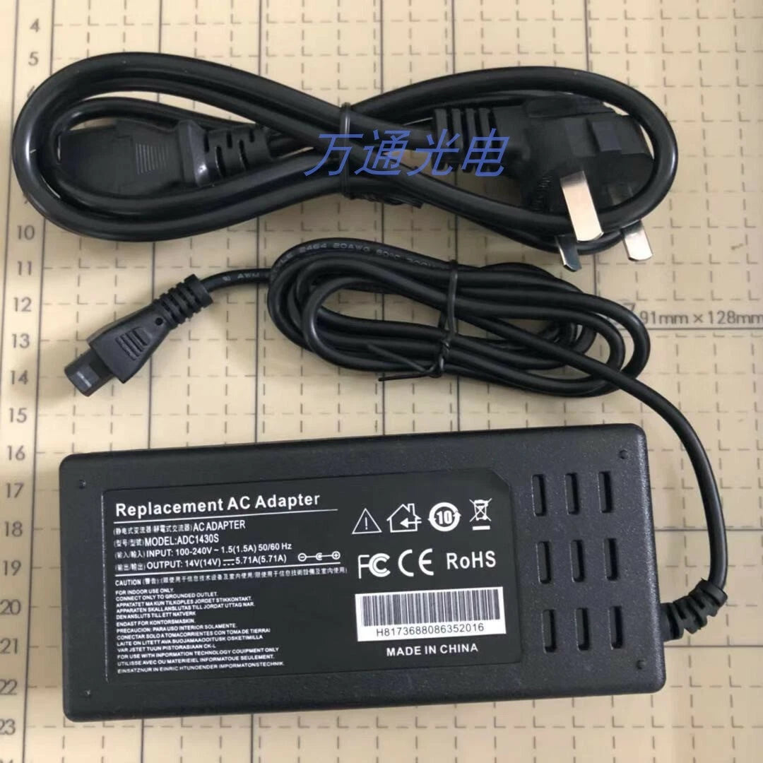 1PCS ADC-1430S 14V AC/DC Adapter Charger For Sumitomo T-81C 600C 400S+