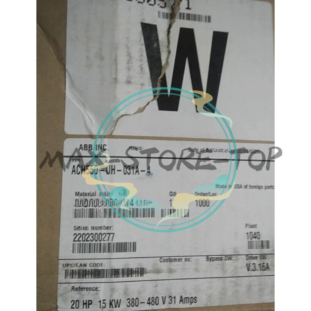 ACH550-UH-031A-4 ABB Inverter ACH550UH031A4  !Spot No Keypad