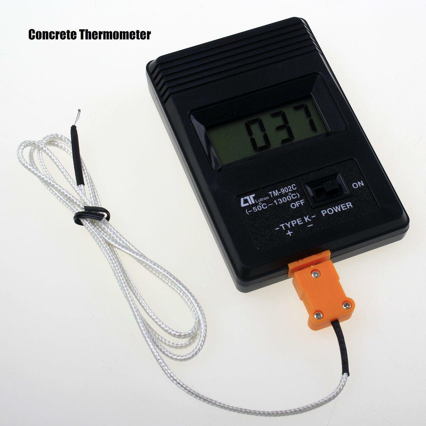 High Temperature K Type Digital LCD Concrete Thermometer TM-902C Range -50~1300℃