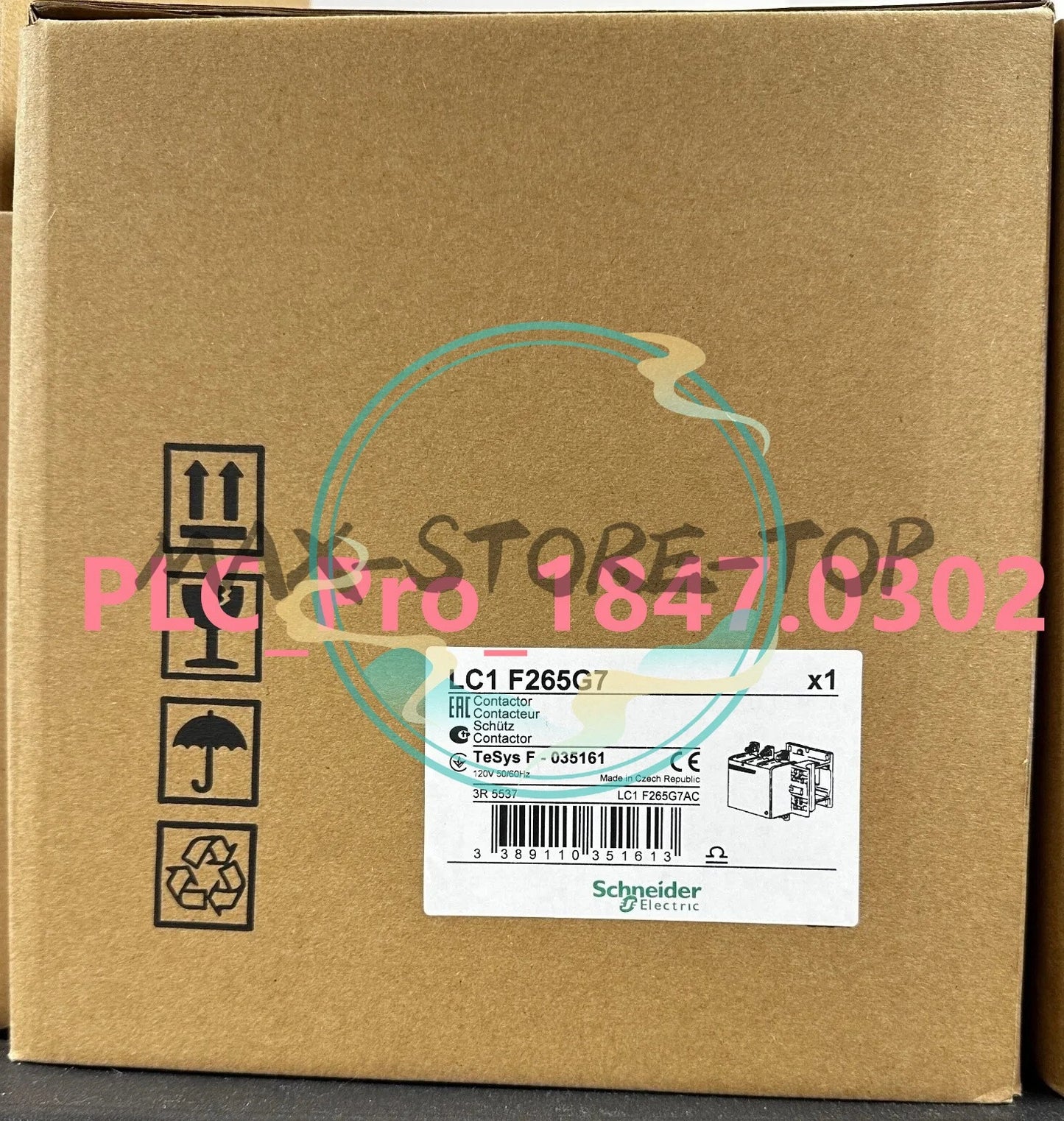 LC11F265 1PCS Schneider LC1F265G7 Contactor 120V coil AC Contactor 265A 3NO