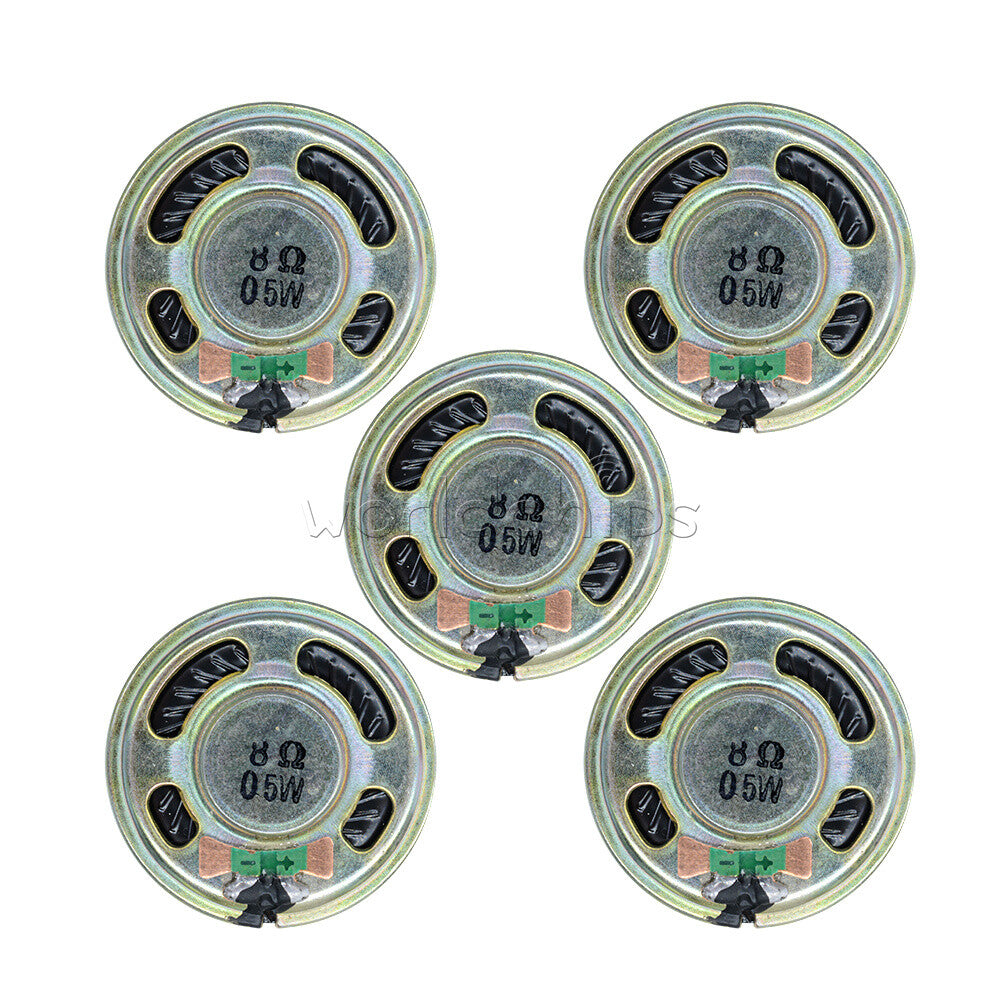 100PCS 8ohm Loud Speaker 8Ω 0.5W Small Trumpet 36mm Diameter Loudspeaker