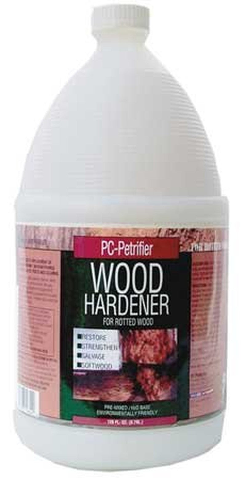 Wood Hardener, 1 Gallon - Milky White, for Rotting Wood Repair