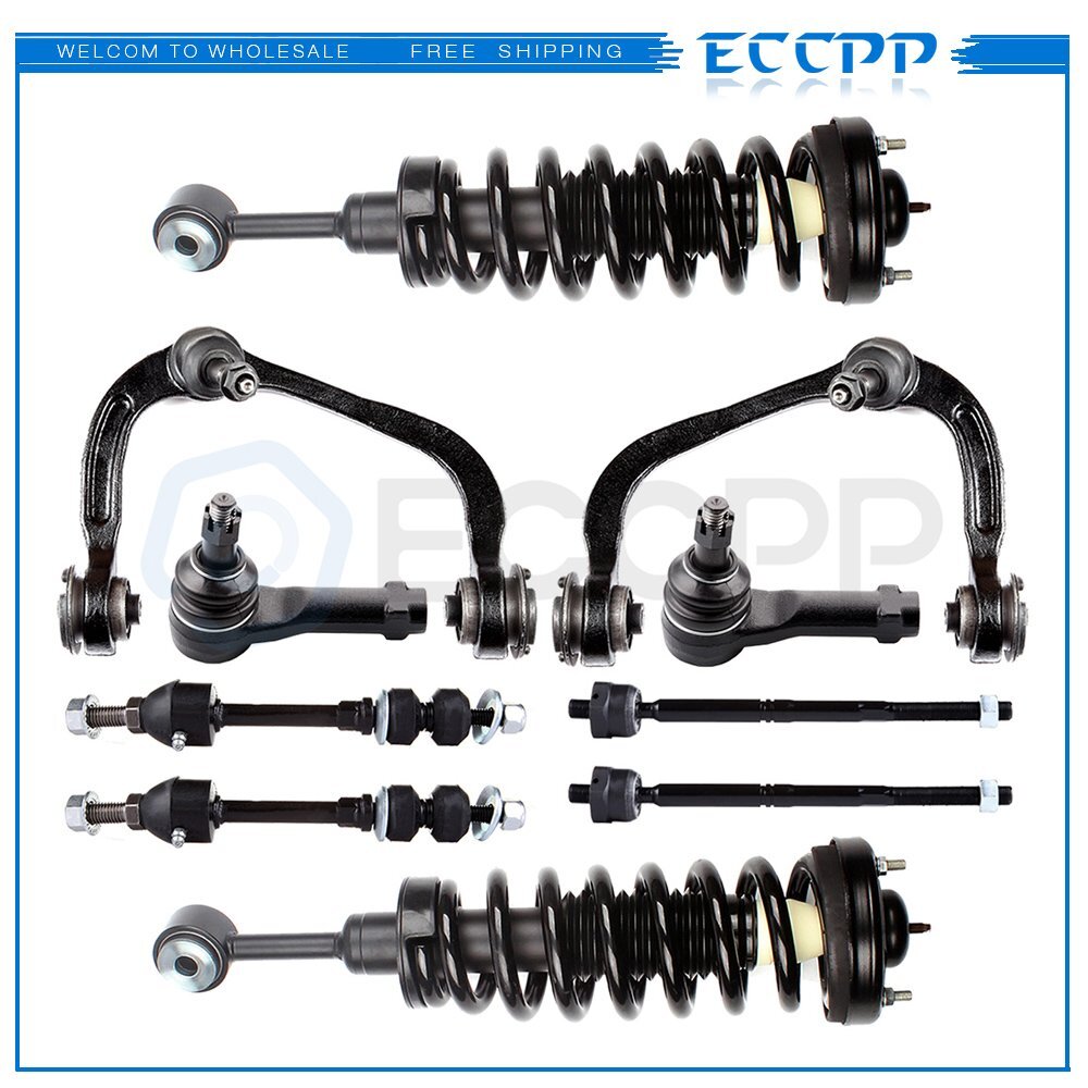 Front Complete Strut & Suspension Kit Fits Ford F-150 Lincoln Mark LT - 4WD ONLY