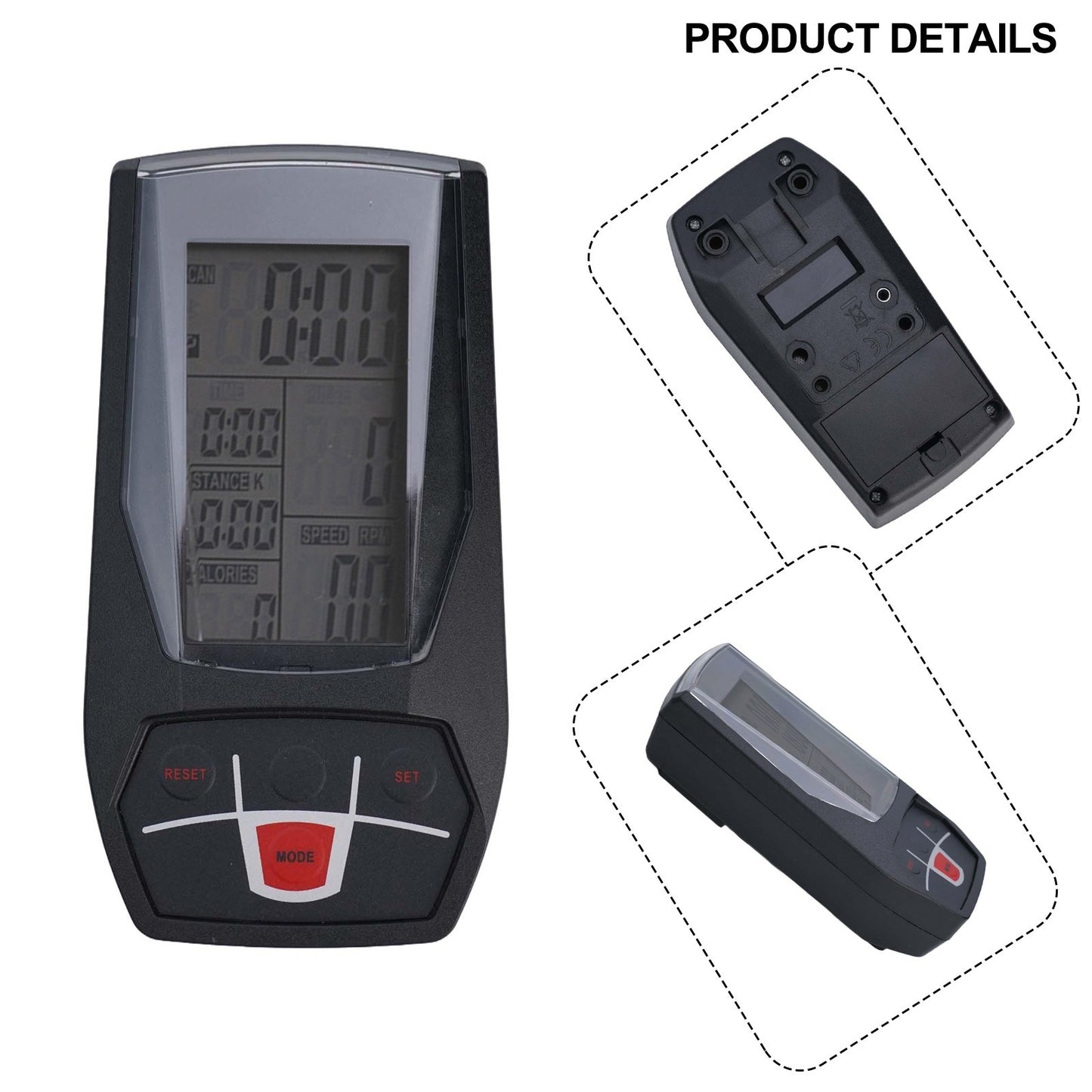 State of the art Exercise Bike Monitor for Speed Time Distance Heart Rate