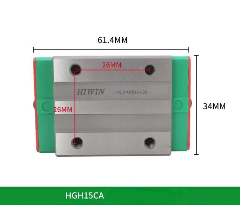 1/Piece  HIWIN Linear Guide Slide HGH15CA