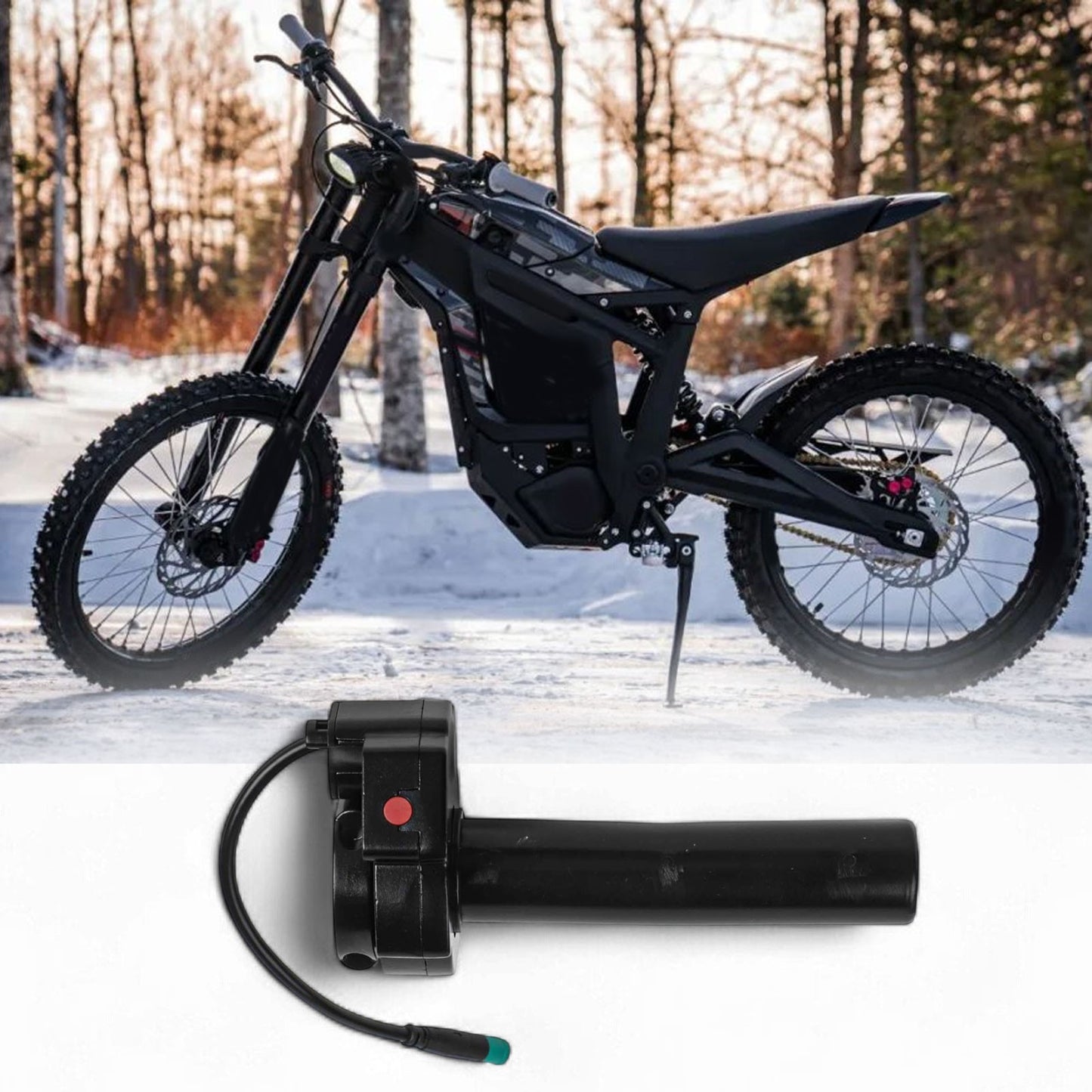 Aluminium Alloy Rubber Throttle Handlebar for Talaria Sting Series Bikes
