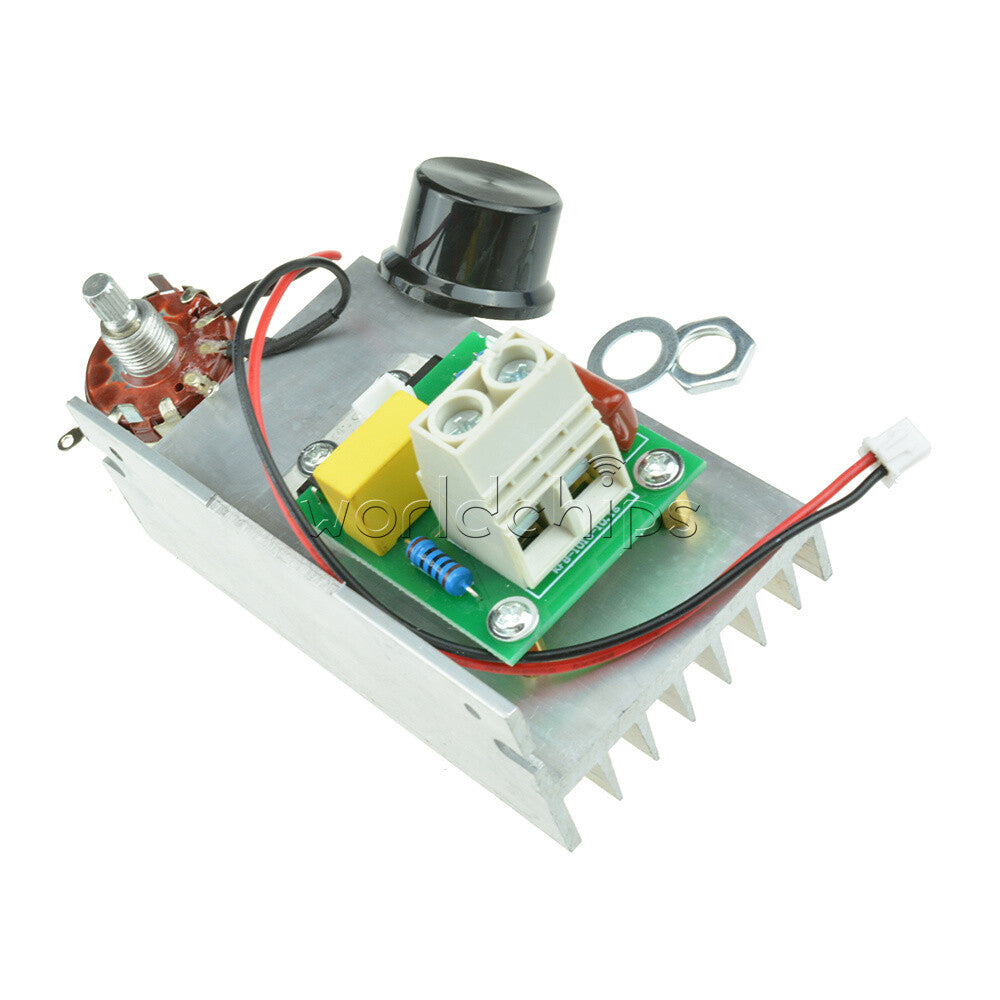 10000W AC220V 10A Motor Speed Controller SCR Voltage Regulator Dimmer Thermostat